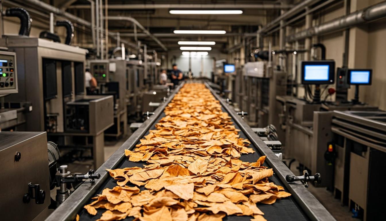 烟草加工案例 - 某烟草集团 制丝线耐久型输送带升级改造